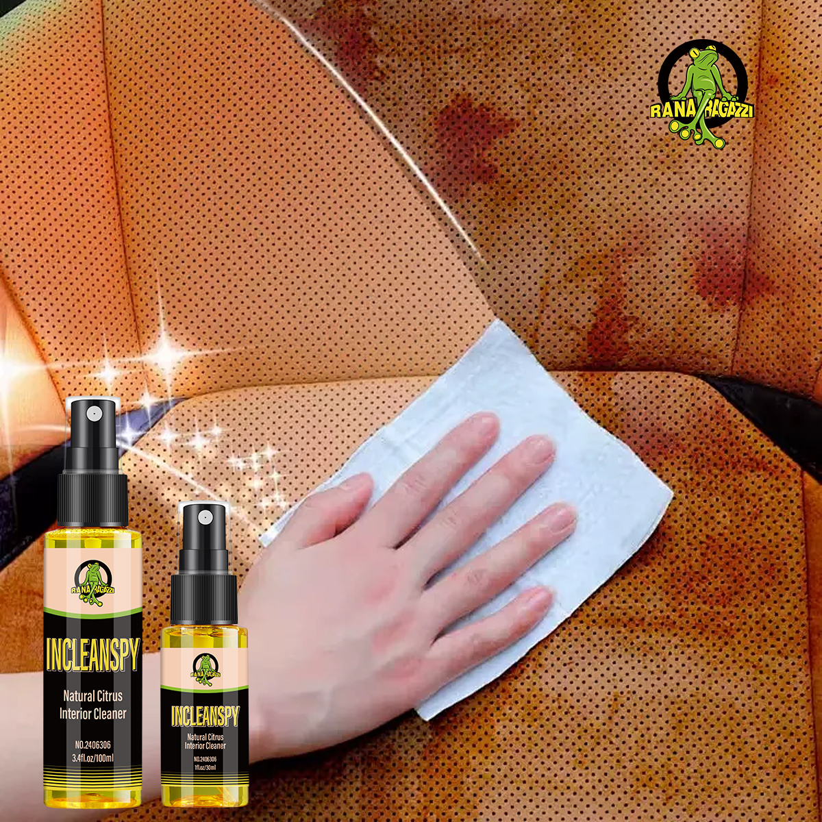 Seat Cleaner Fabric - Car Foam Cleaner Neutral PH for