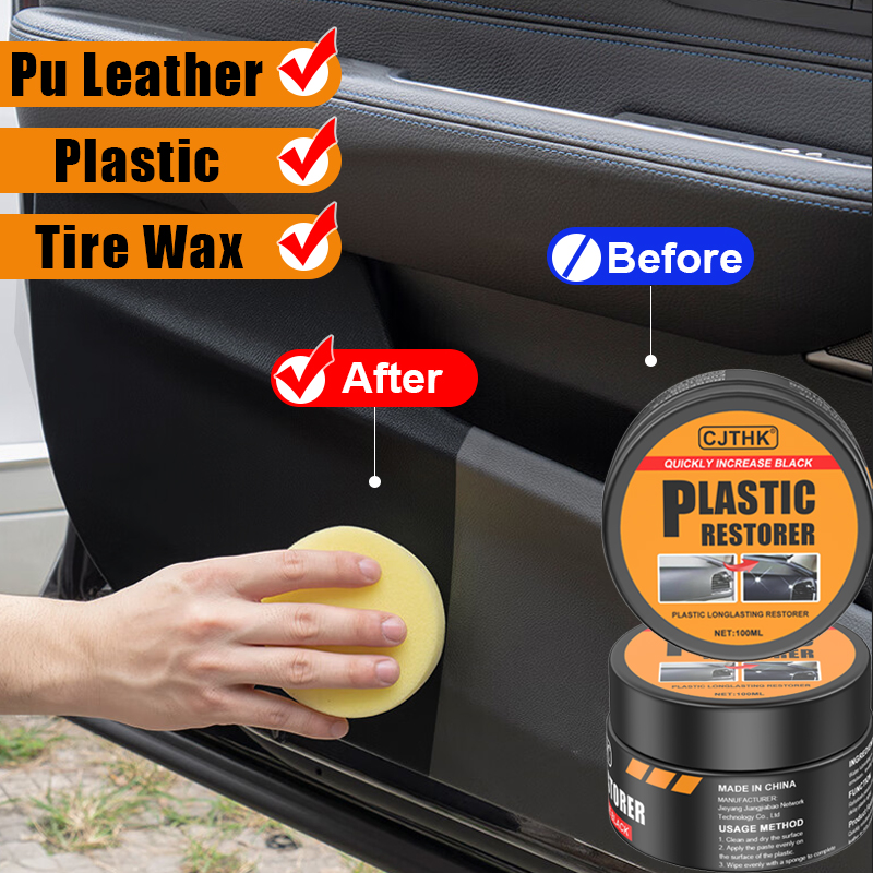 Leather Cleaner Interior - Car Plastic Restorer Back To Black