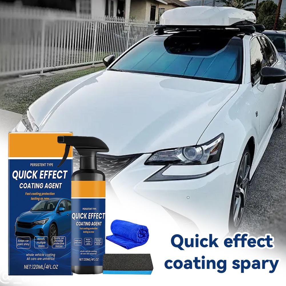 Car Wax Ceramic Coating - 120ml Car Coating Spray Kit With