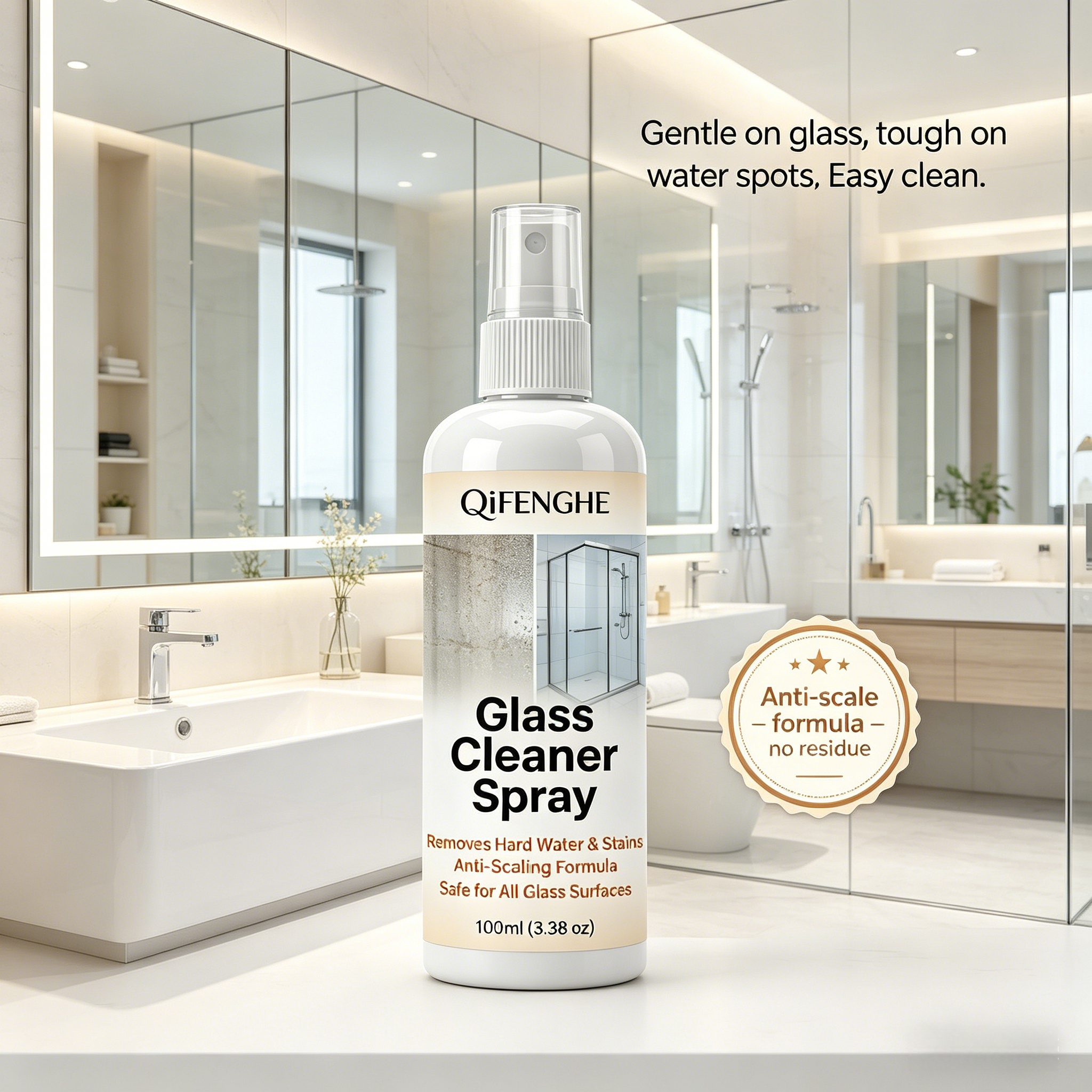 Instant Hard Water Stain Remov - Glass Cleaner Streak recension och pris