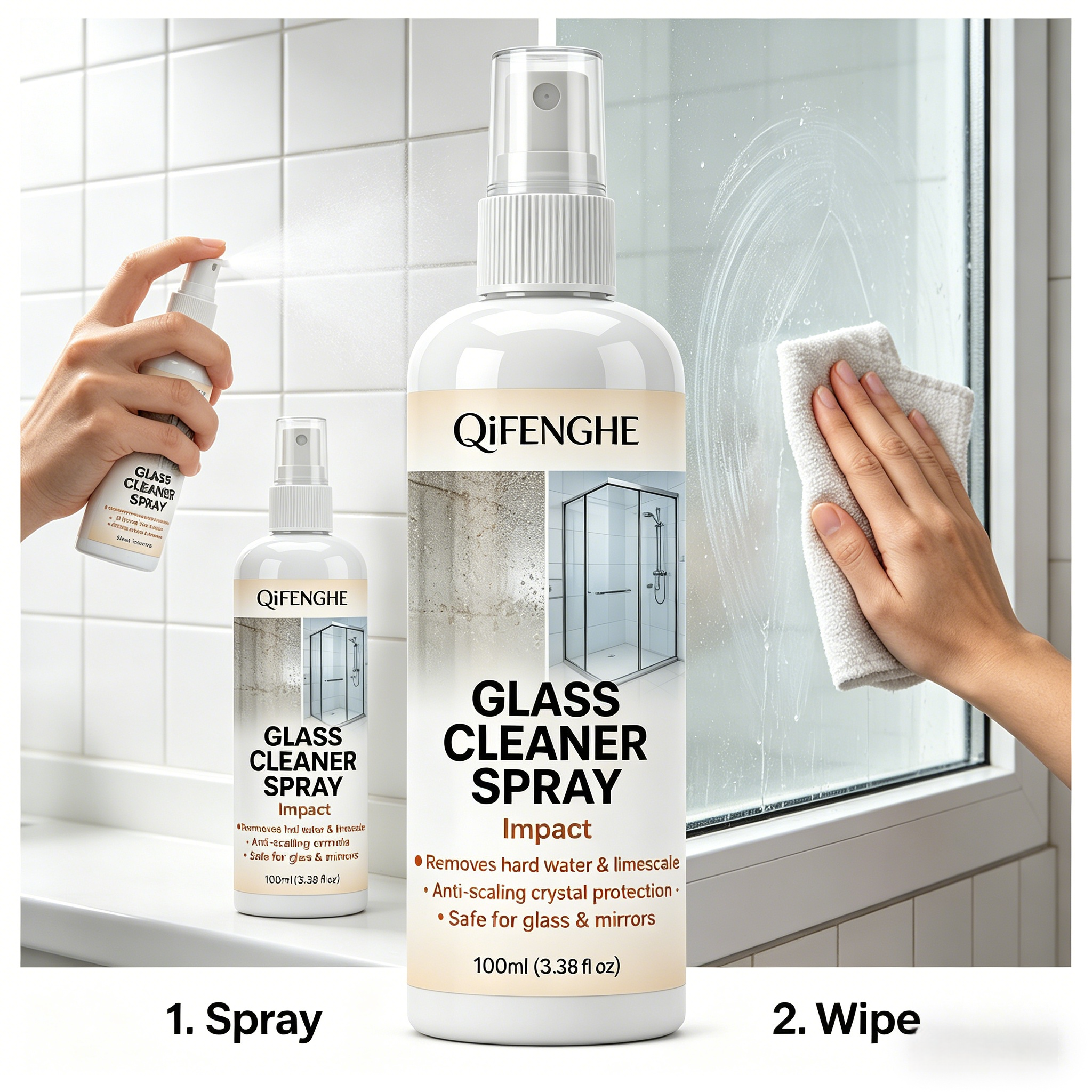 Instant Hard Water Stain Remov - Glass Cleaner Streak recension och pris