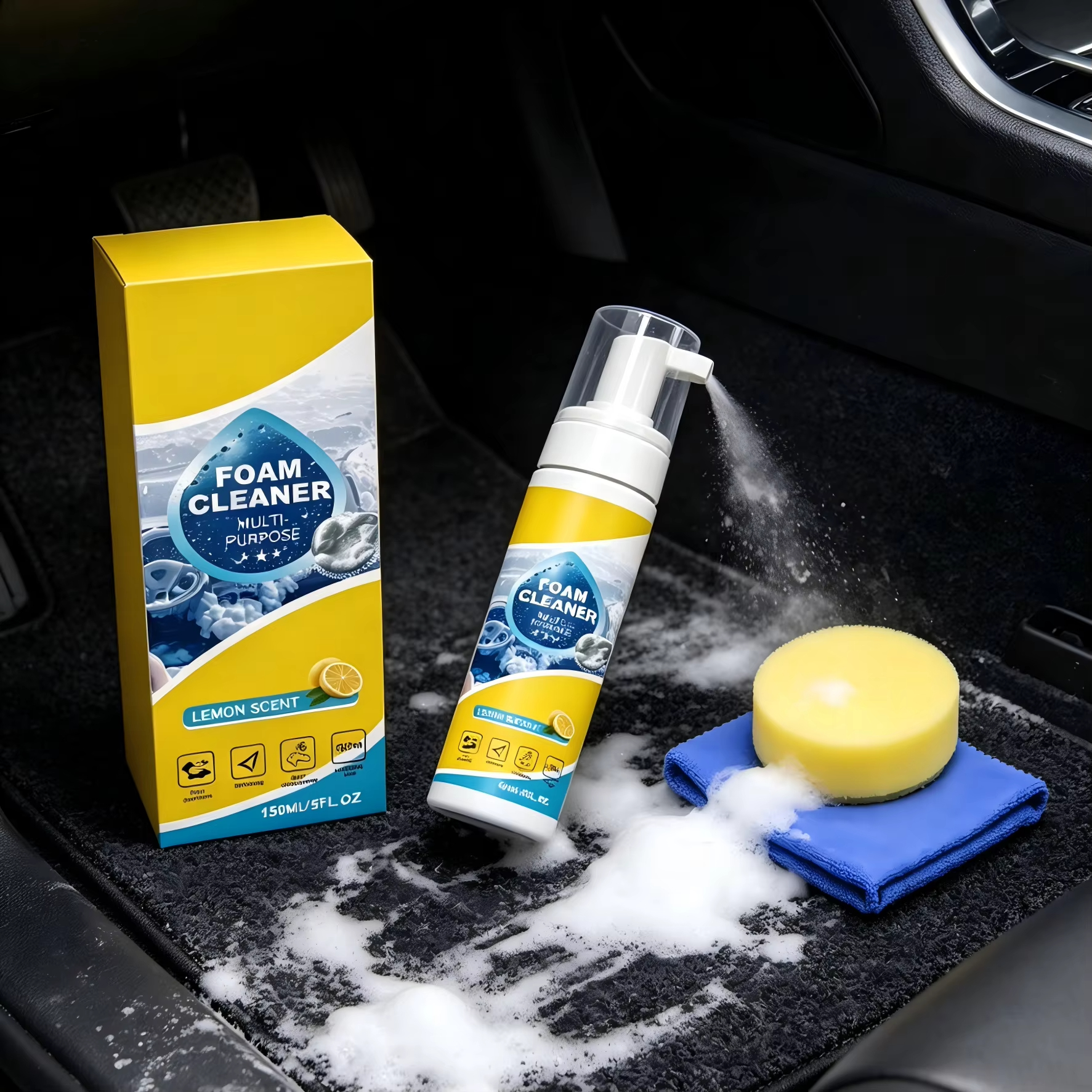 Multi-Purpose Foam Car Interio - Leather Cleaner Interior recension och pris