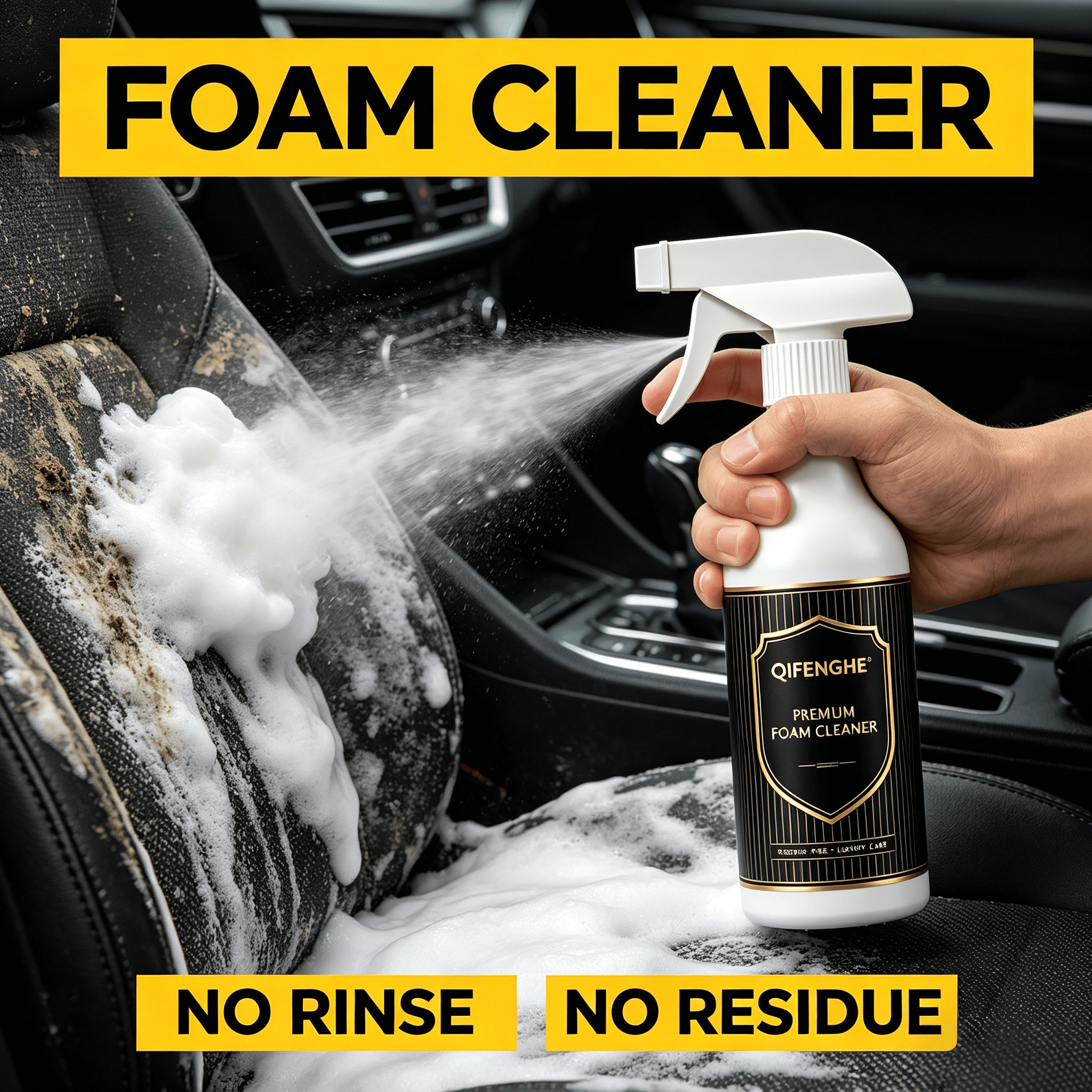 2-in-1 Foam Cleaner – Waterles - Seat Cleaner Fabric recension och pris