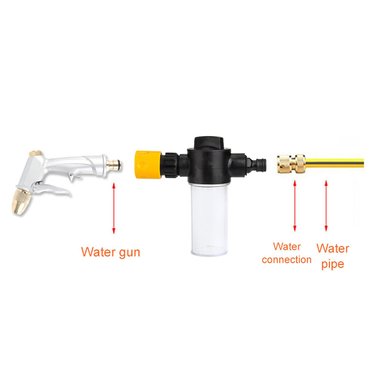 Foam pot Car Wash Foam Gun - A - Pressure Washer Foam Gun recension och pris