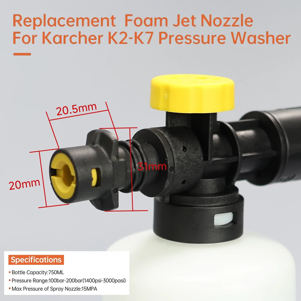Foam Cannon for Karcher K2 K3  - Foam Cannon Car Wash recension och pris