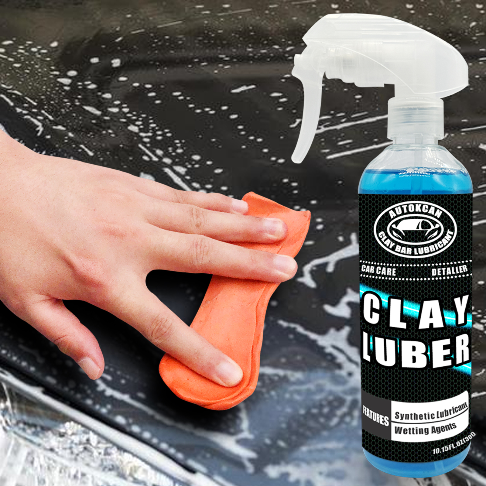 200G Car Clay Bar And 300ml Ma - Clay Bar Lubricant recension och pris