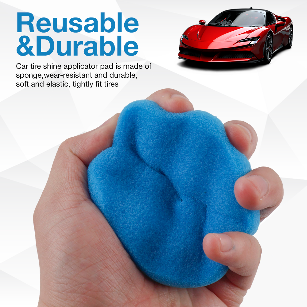 Tire Shine Applicator, Car Pol - Wax Applicator Pad recension och pris