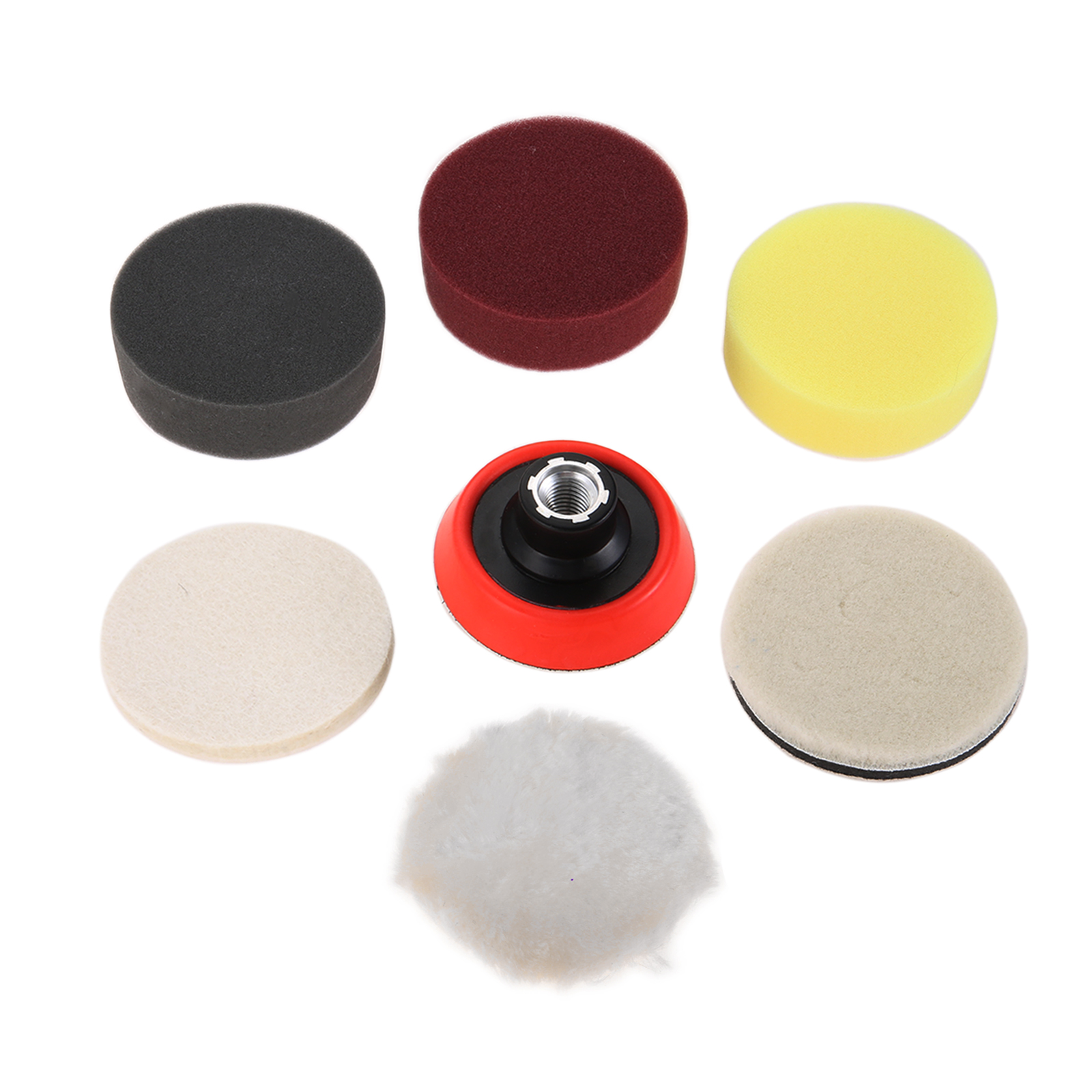 mtsooning 7Pcs/set Car Drill P - Polish Pad Set Buffer recension och pris