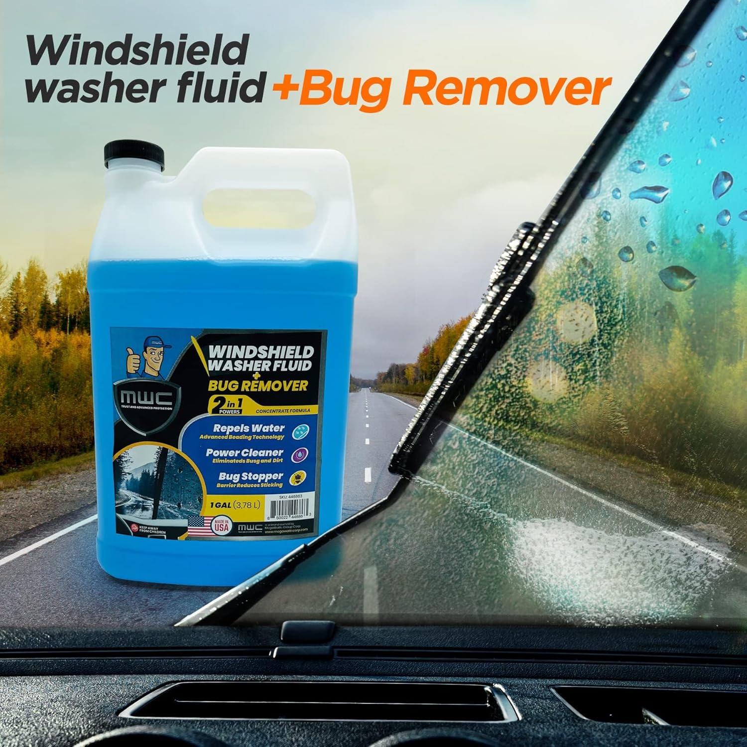 Windshield Washer Fluid, Ready - Glass Cleaner Streak recension och pris