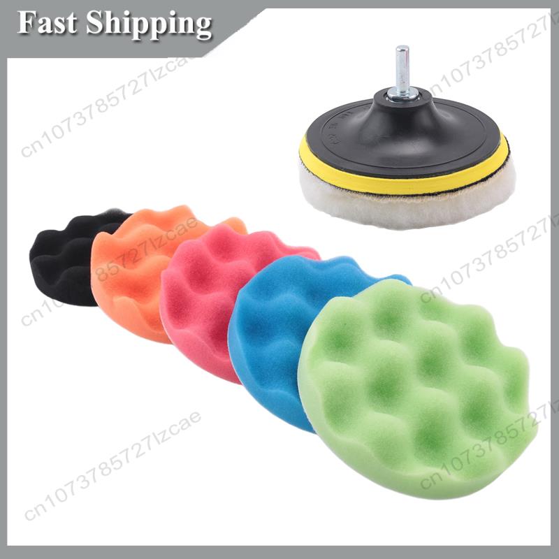 -A99Z 8Pcs/Set Car Sponge Poli - Polish Pad Set Buffer recension och pris