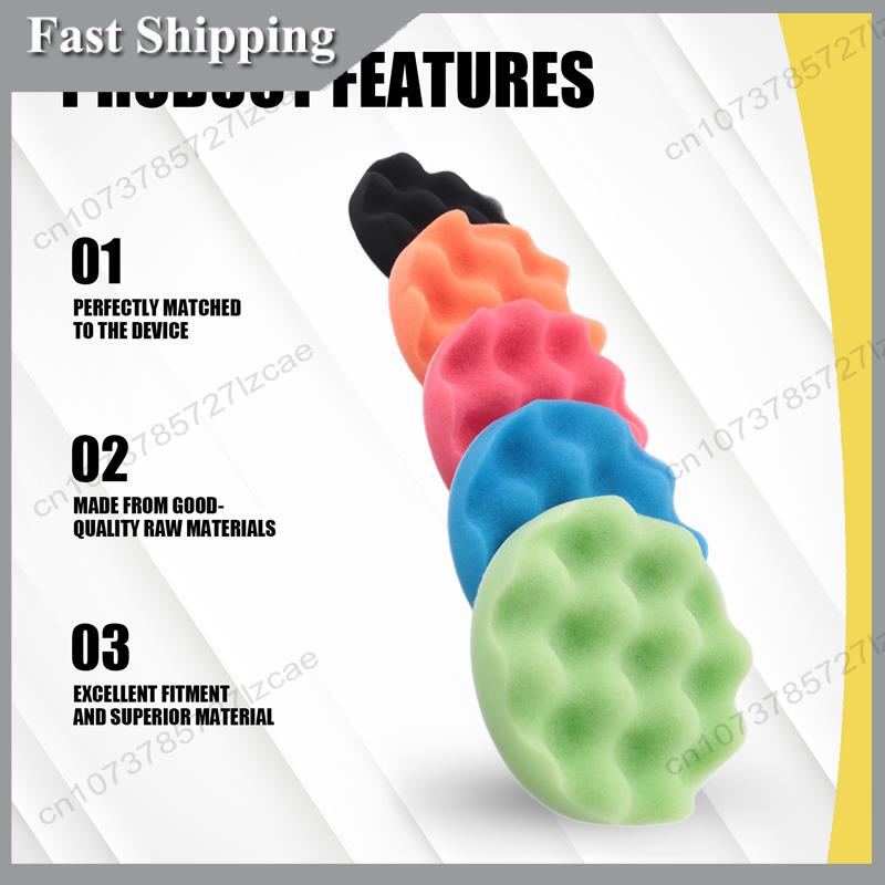 -A99Z 8Pcs/Set Car Sponge Poli - Polish Pad Set Buffer recension och pris