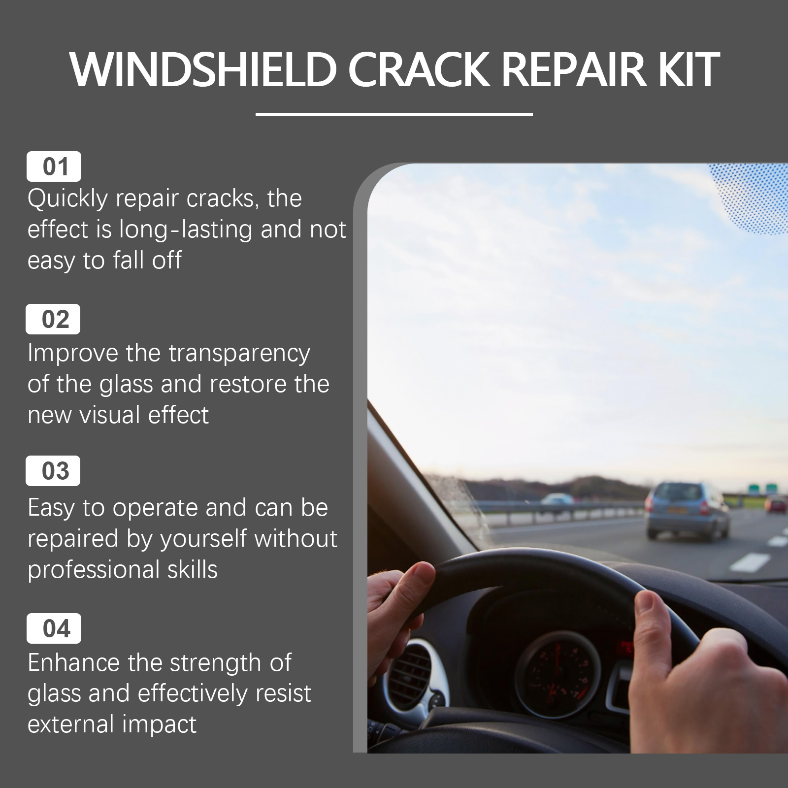 Car Glass Care Kit, Profession - Glass Cleaner Streak recension och pris