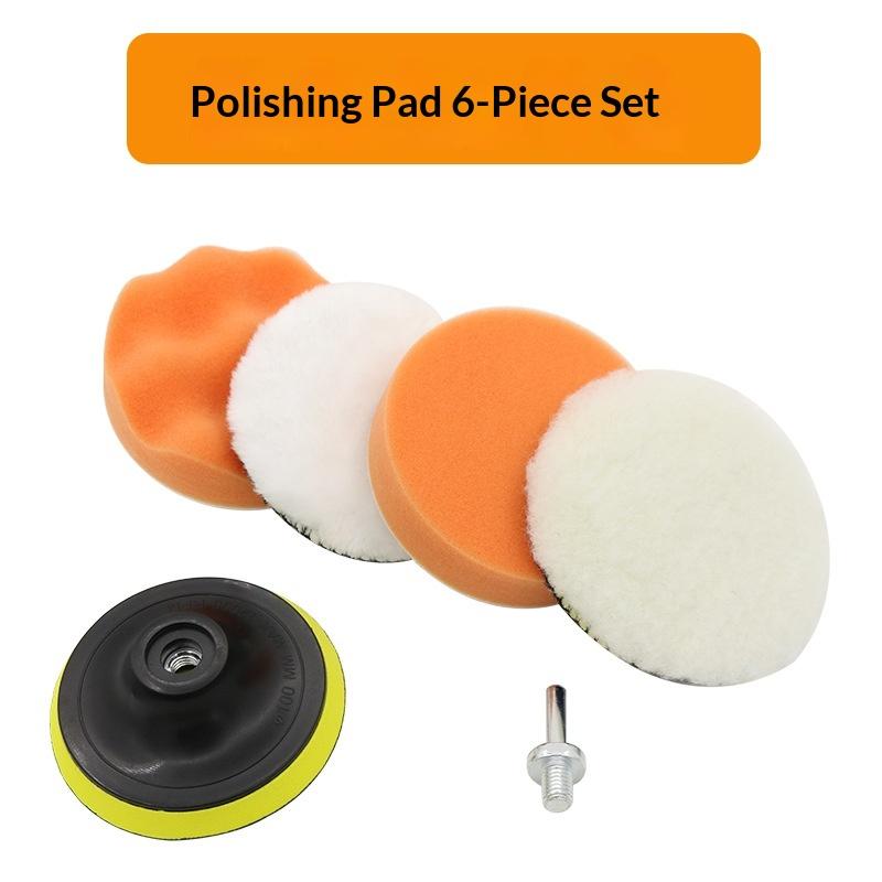 6 Pcs Foam Pad Buffer Kit Poli - Polish Pad Set Buffer recension och pris