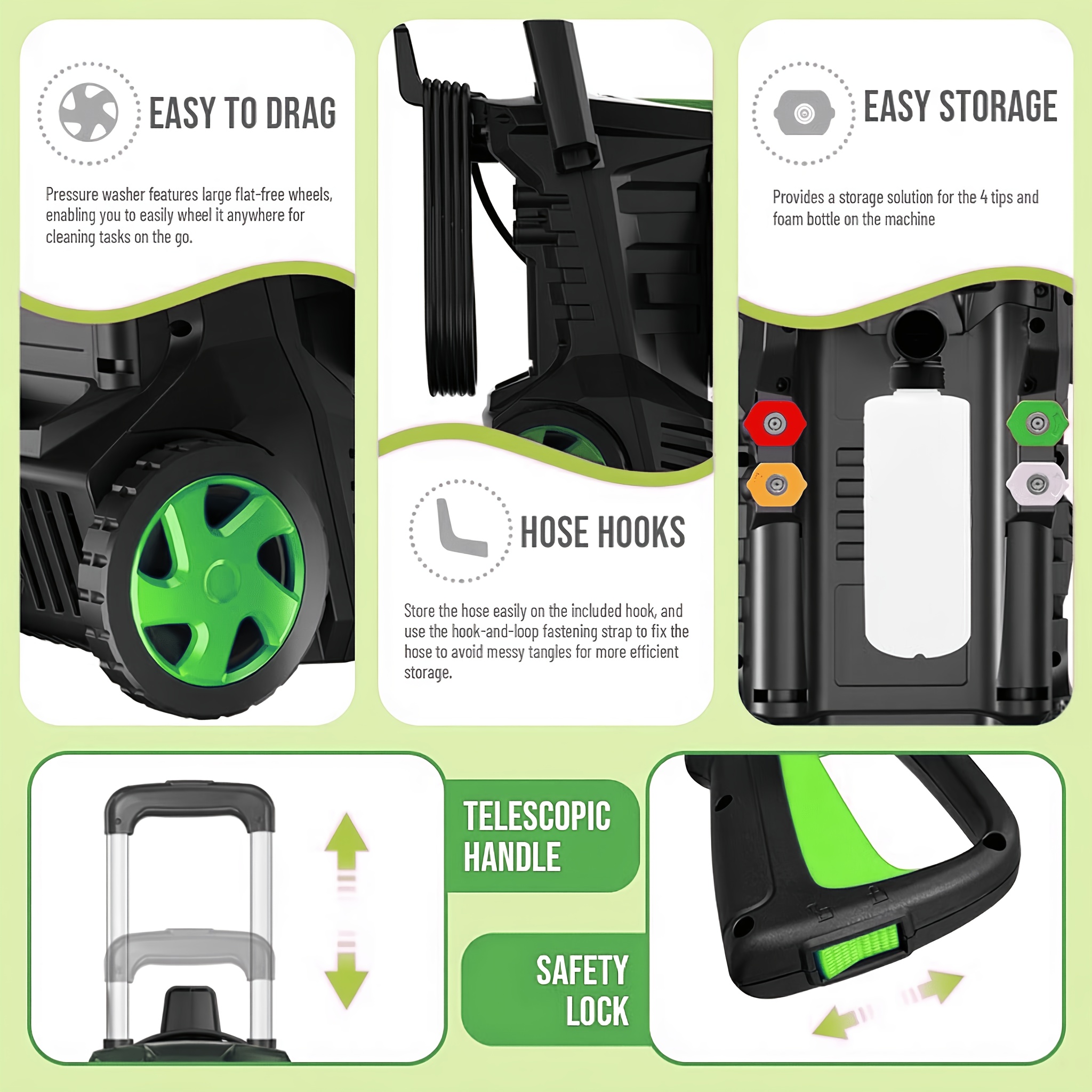Electric Pressure Washer Power - Foam Cannon Car Wash recension och pris