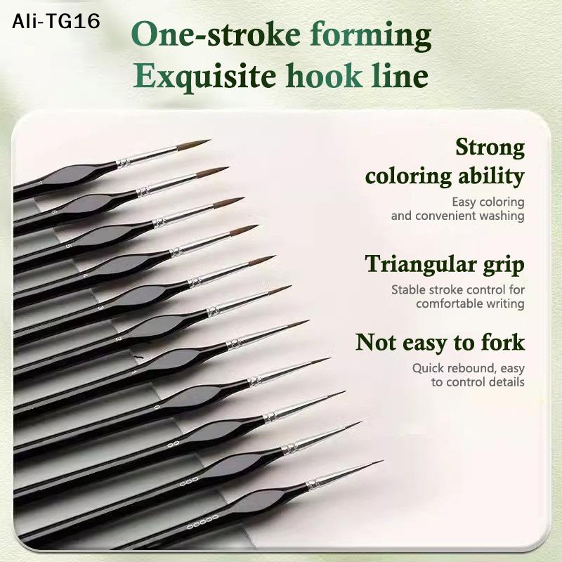 【B11】11Pc Miniature Detail Pai - Detailing Brush Set recension och pris