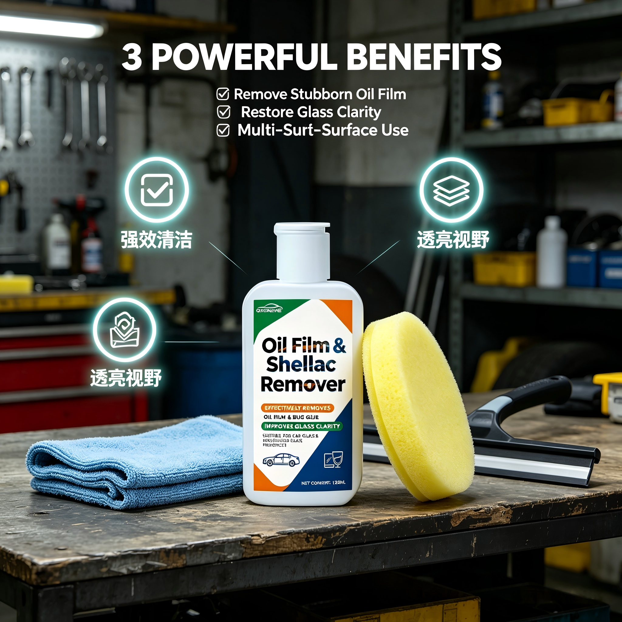 120ML Car Windshield Oil Film  - Glass Cleaner Streak recension och pris