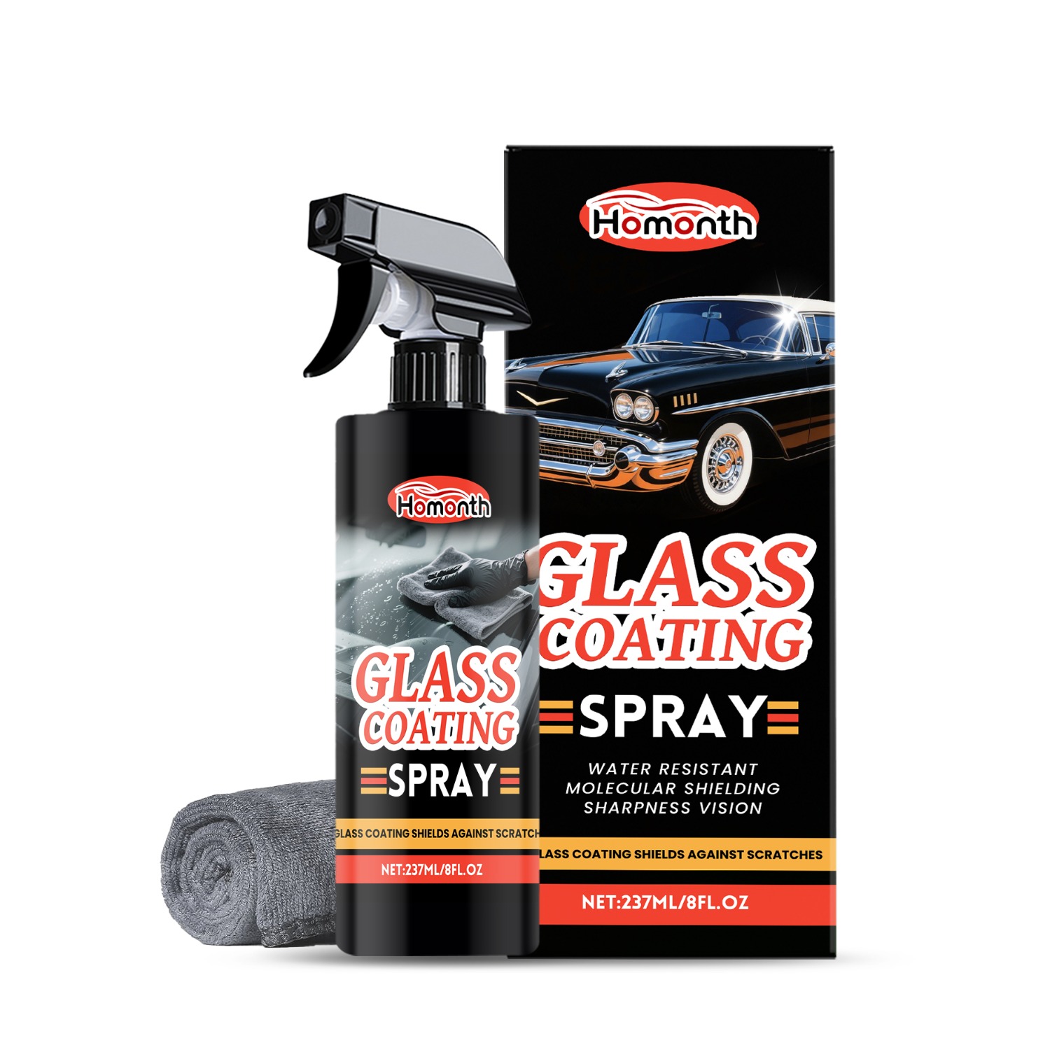 Car Glass Cleaner & Anti-Fog S - Glass Cleaner Streak recension och pris