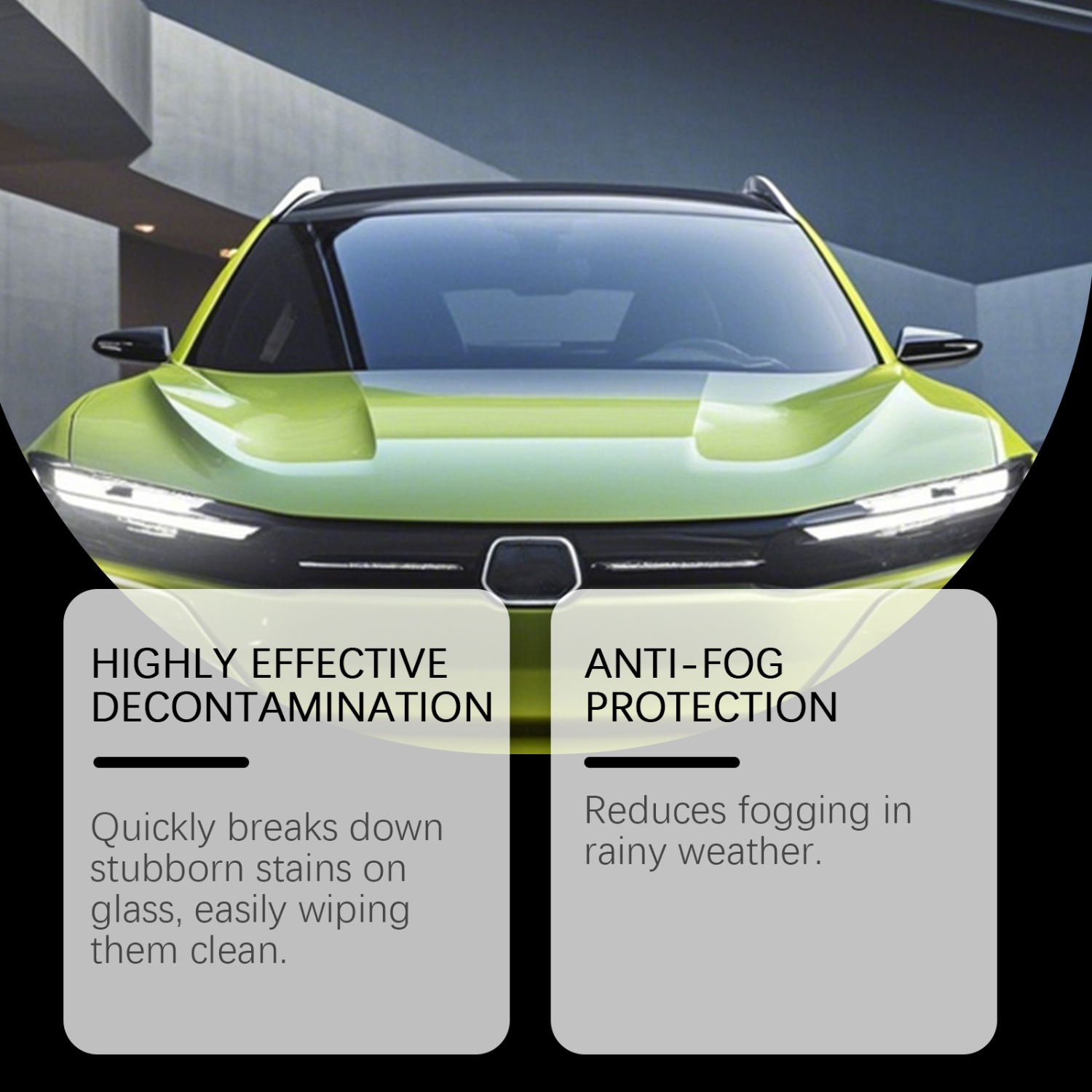 Car Glass Cleaner & Anti-Fog S - Glass Cleaner Streak recension och pris