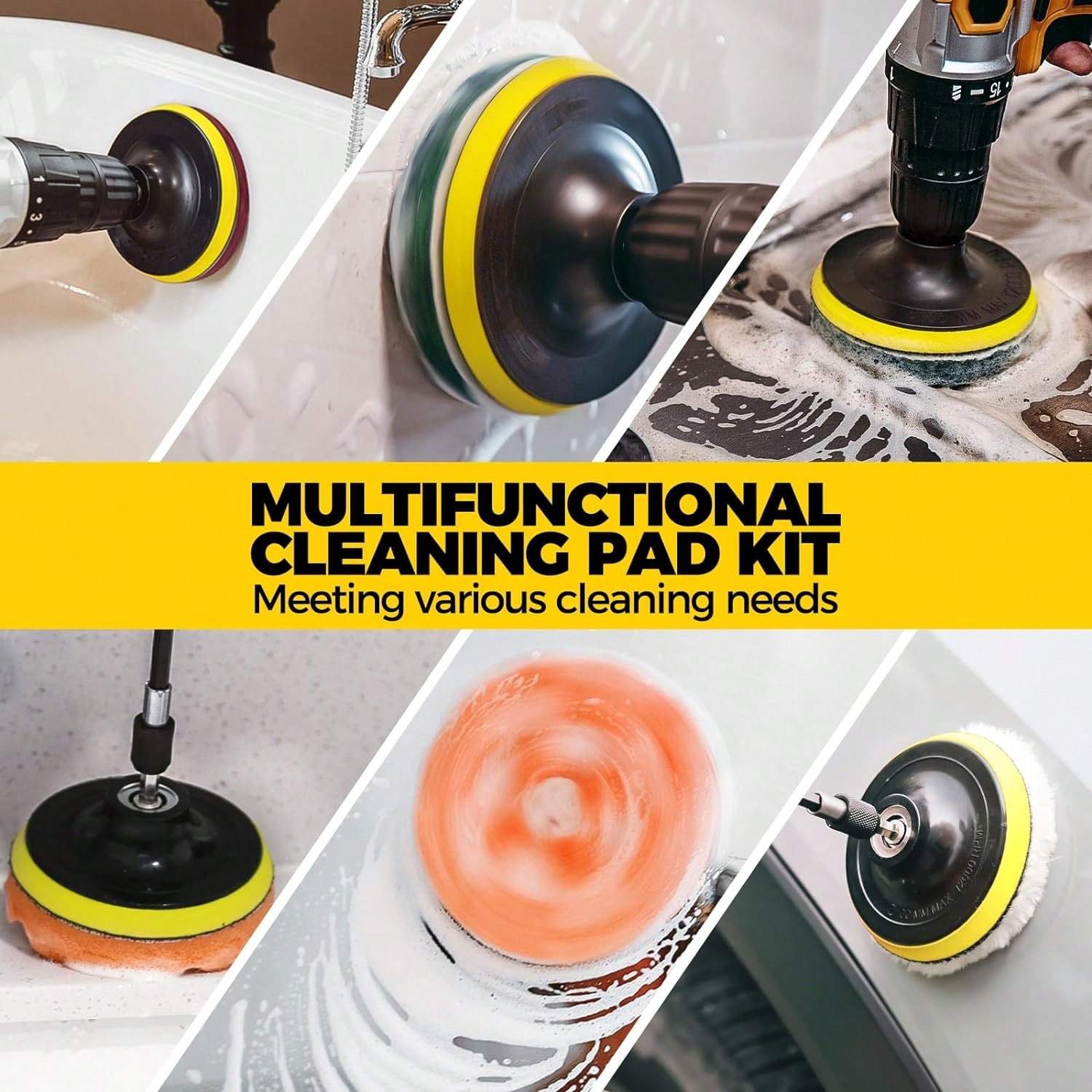 20Pack Drill Brush Attachments - Car Cleaning Brush recension och pris