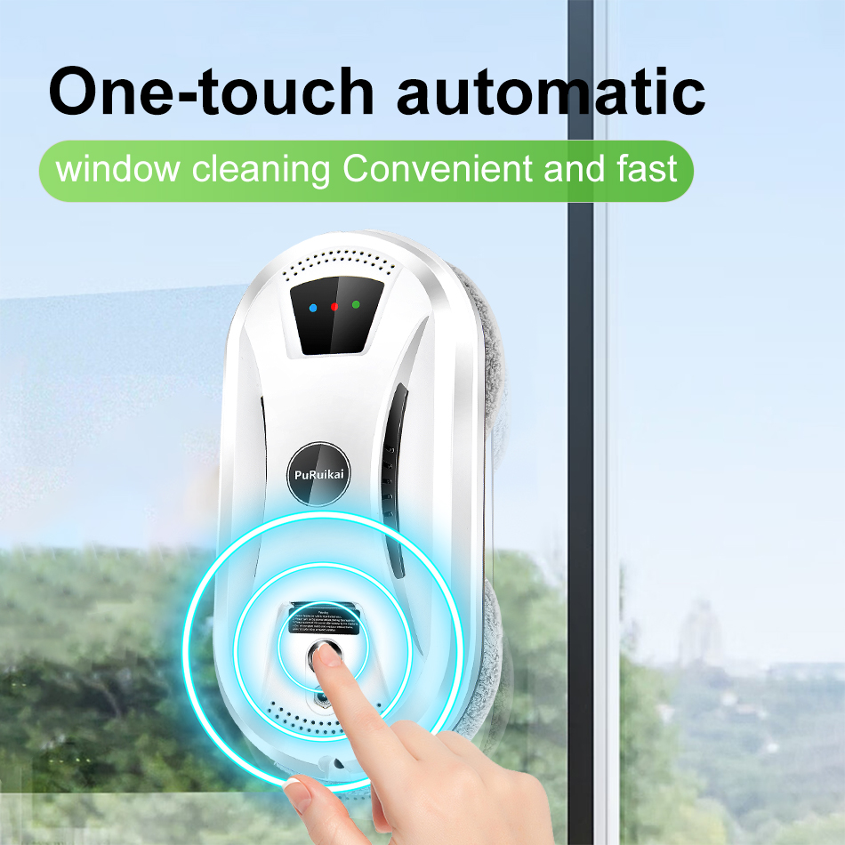 PuRuiKai AI Window Cleaning Ro - Glass Cleaner Streak recension och pris