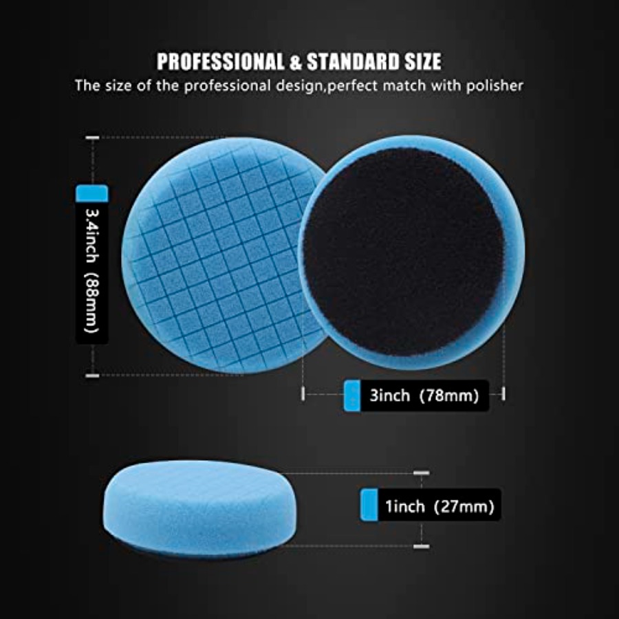 20pcs 3inch 80mm Car Foam Poli - Car Cleaning Brush recension och pris