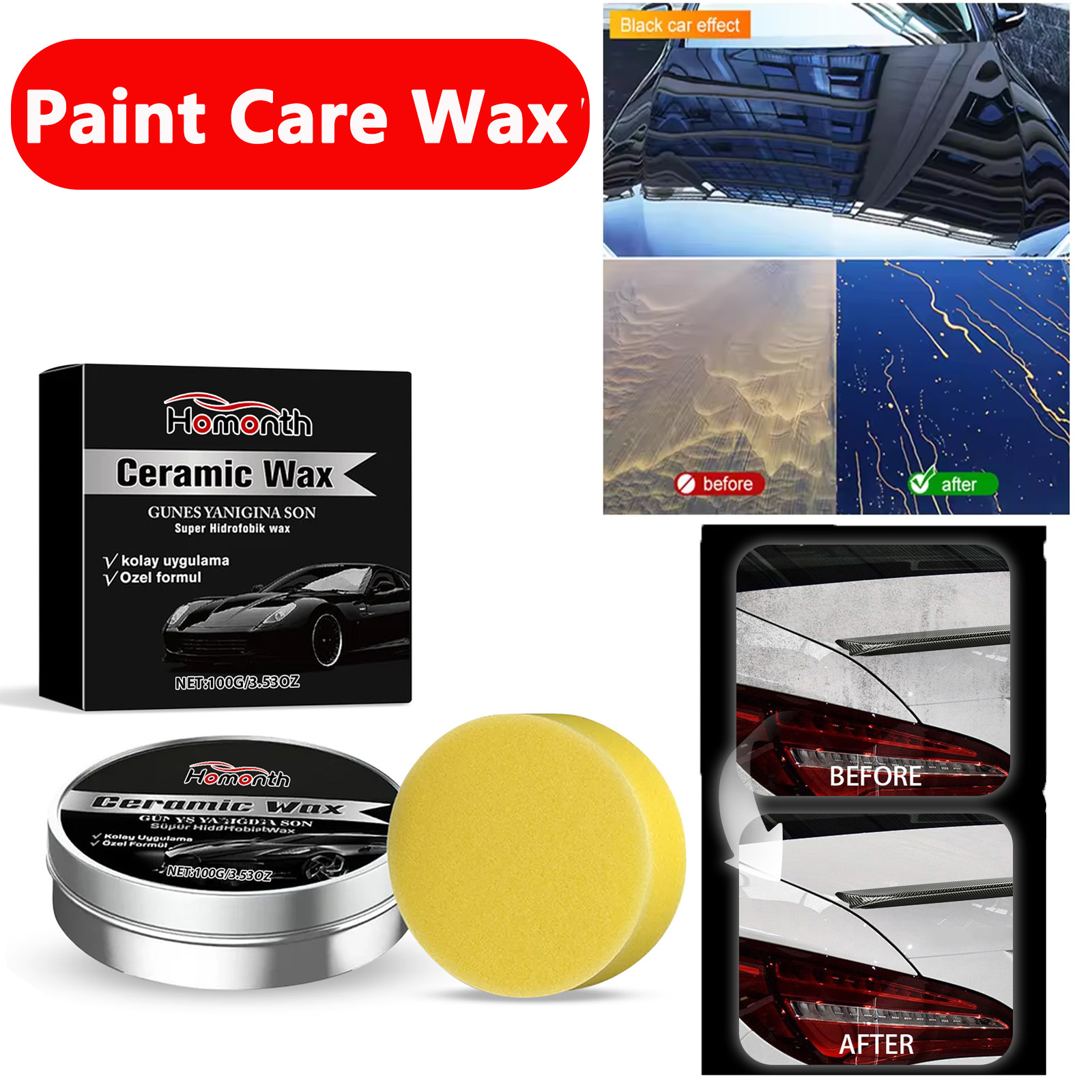 Car Coating Polishing Care Wax - Car Wax Ceramic Coating recension och pris
