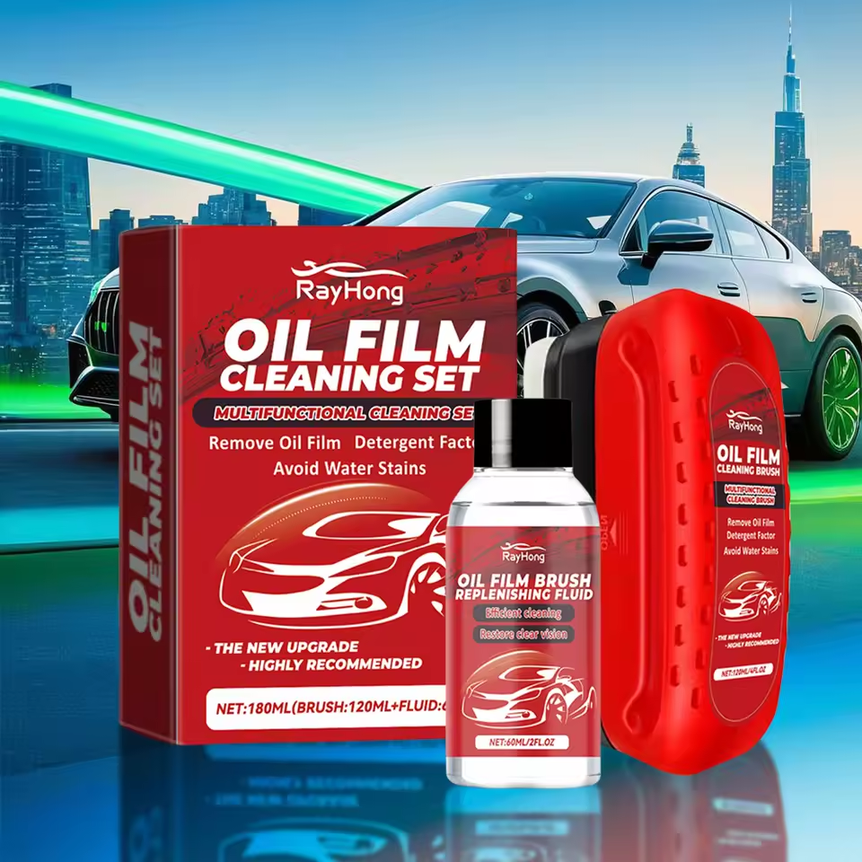 Car Glass Oil Film Remover Gla - Car Cleaning Brush recension och pris