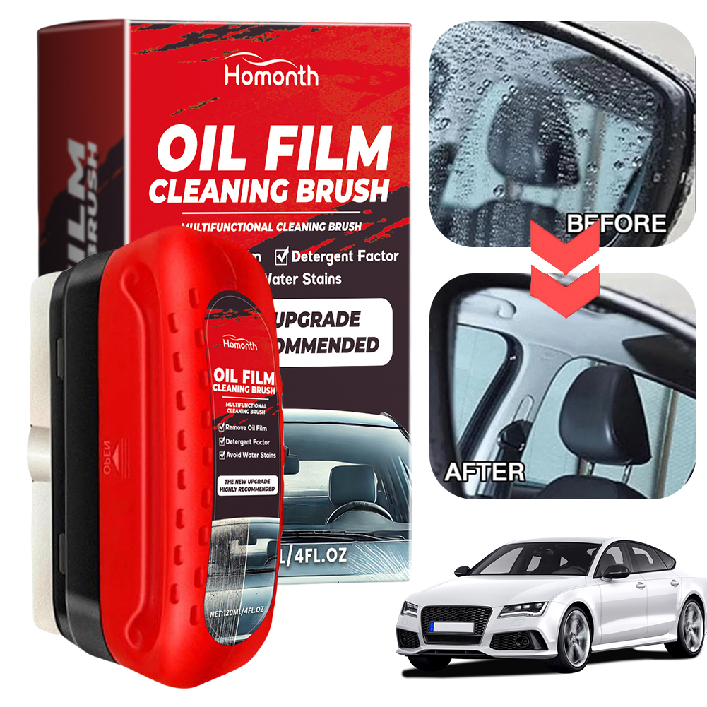 Car Glass Oil Film Remover Gla - Car Cleaning Brush recension och pris