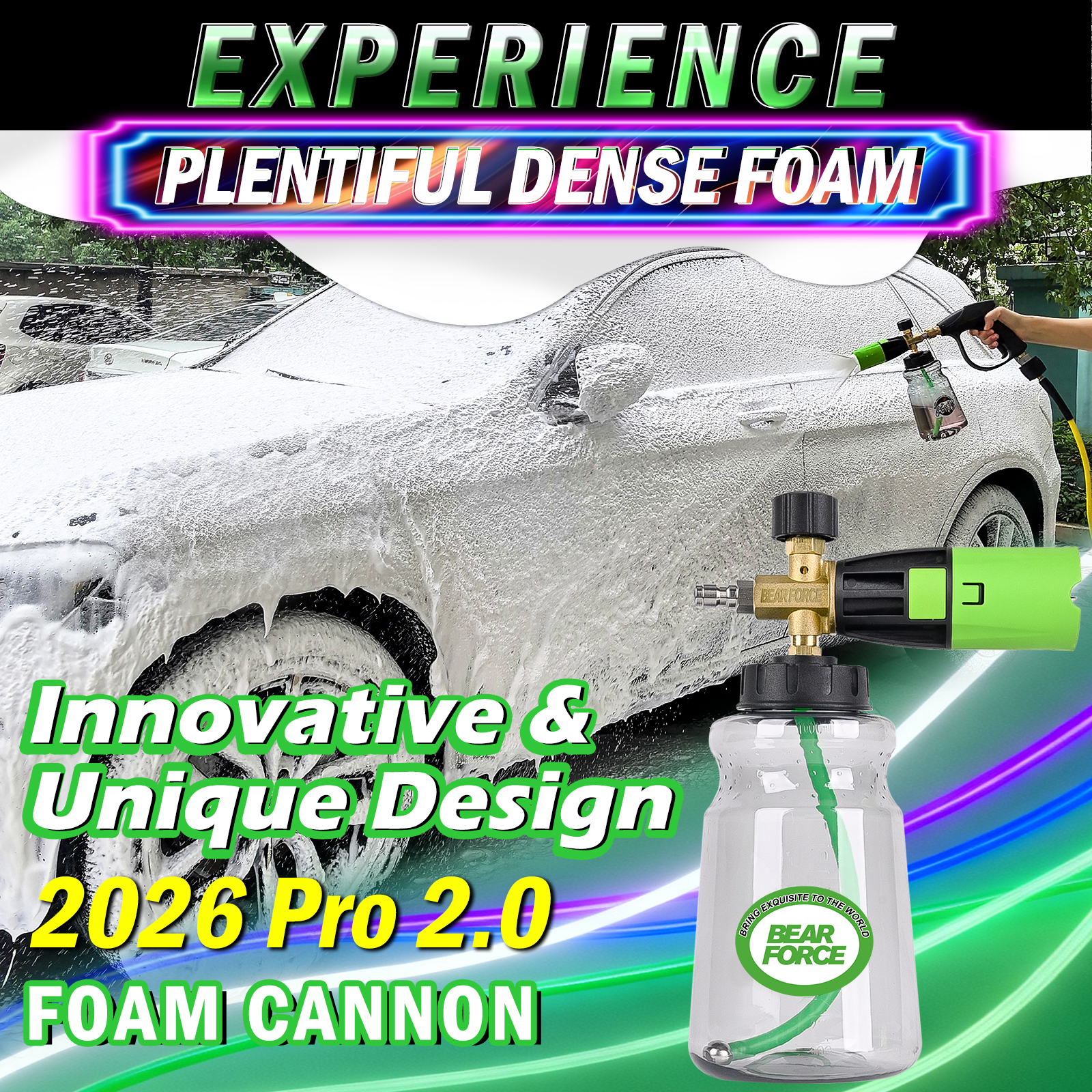 BEAR FORCE Innovative Pressure - Foam Cannon Car Wash recension och pris