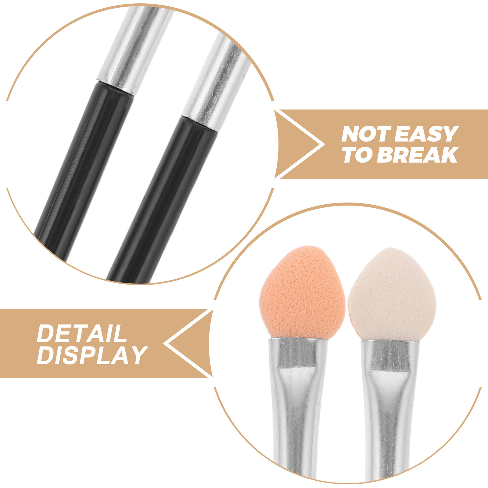 100Pcs Fine Detail Sponge Brus - Detailing Brush Set recension och pris