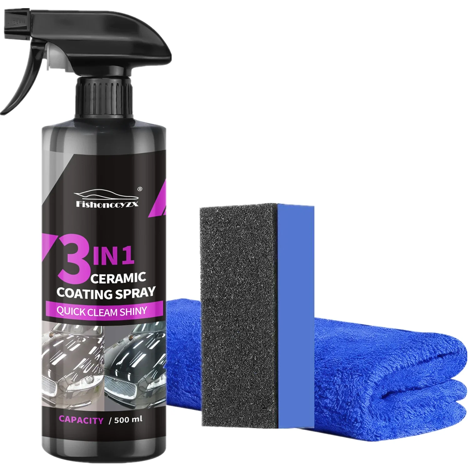 3 in 1 Car Ceramic Liquid Coat - Car Wax Ceramic Coating recension och pris