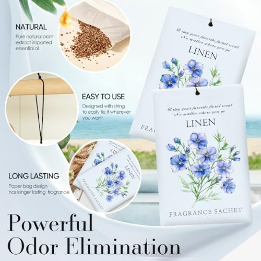 Scented Sachet Bags - 12 Pack  - Odor Eliminator Car recension och pris